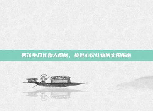 男孩生日礼物大揭秘，挑选心仪礼物的实用指南