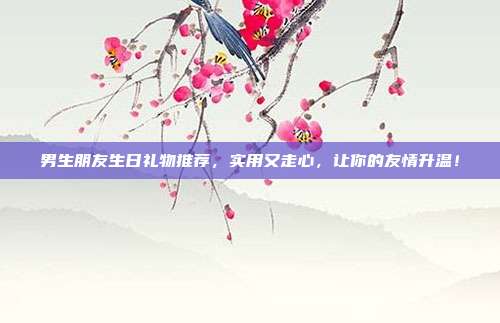 男生朋友生日礼物推荐，实用又走心，让你的友情升温！