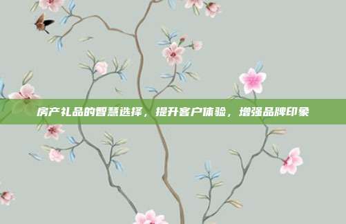 房产礼品的智慧选择，提升客户体验，增强品牌印象