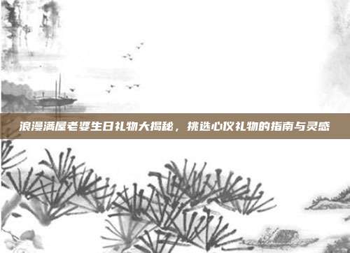 浪漫满屋老婆生日礼物大揭秘，挑选心仪礼物的指南与灵感