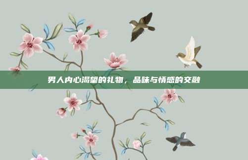 男人内心渴望的礼物，品味与情感的交融