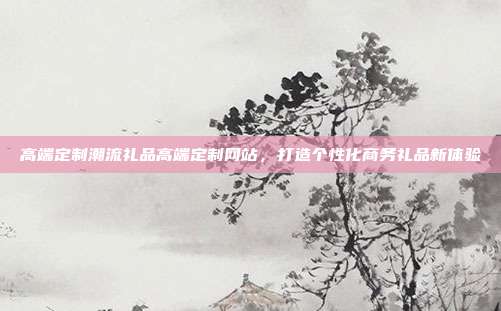 高端定制潮流礼品高端定制网站，打造个性化商务礼品新体验