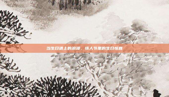 当生日遇上的浪漫，情人节里的生日惊喜