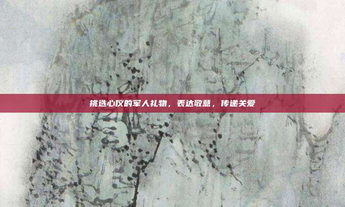 挑选心仪的军人礼物，表达敬意，传递关爱