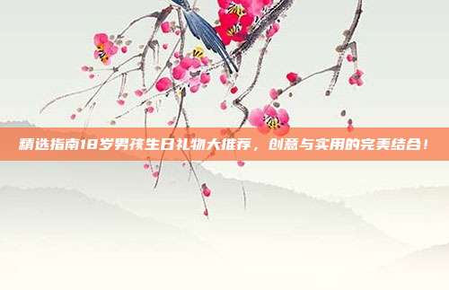 精选指南18岁男孩生日礼物大推荐，创意与实用的完美结合！