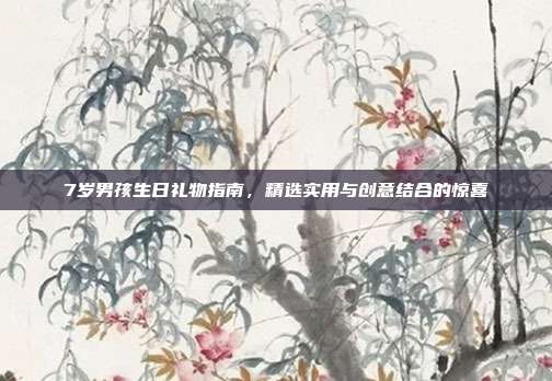 7岁男孩生日礼物指南，精选实用与创意结合的惊喜