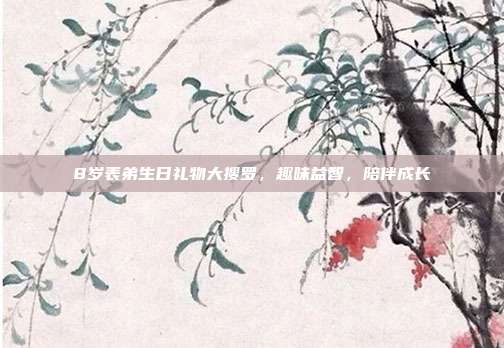 8岁表弟生日礼物大搜罗，趣味益智，陪伴成长