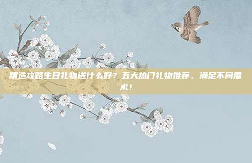 精选攻略生日礼物送什么好？五大热门礼物推荐，满足不同需求！