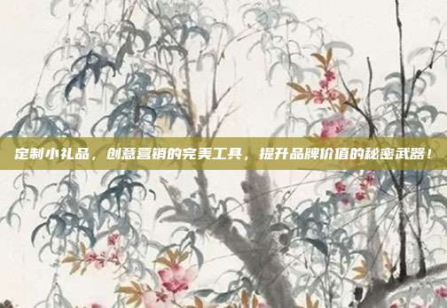 定制小礼品，创意营销的完美工具，提升品牌价值的秘密武器！