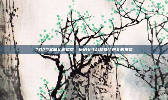 2023圣诞礼物指南，送给女生的精选生日礼物推荐