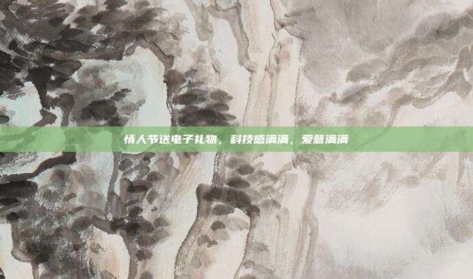 情人节送电子礼物，科技感满满，爱意满满