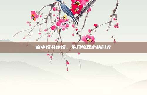 高中情书传情，生日惊喜定格时光