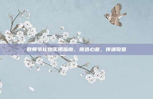 教师节礼物实用指南，挑选心意，传递敬意