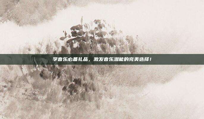 学音乐必备礼品，激发音乐潜能的完美选择！