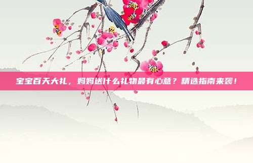 宝宝百天大礼，妈妈送什么礼物最有心意？精选指南来袭！