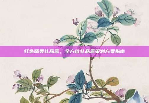 打造精美礼品盒，全方位礼品盒策划方案指南