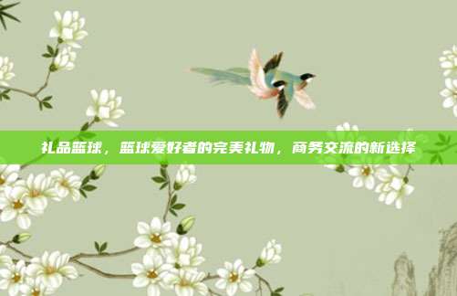 礼品篮球，篮球爱好者的完美礼物，商务交流的新选择