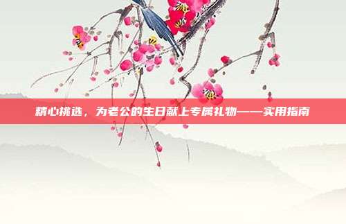 精心挑选，为老公的生日献上专属礼物——实用指南
