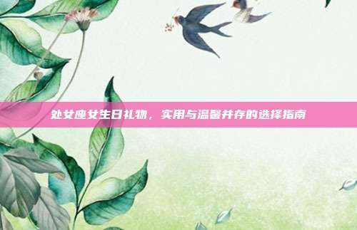处女座女生日礼物，实用与温馨并存的选择指南