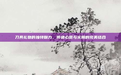 刀具礼物的独特魅力，传递心意与实用的完美结合
