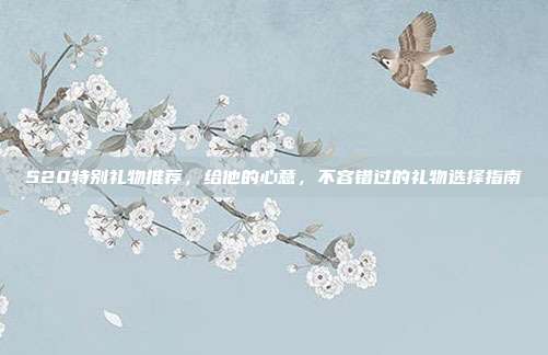 520特别礼物推荐，给他的心意，不容错过的礼物选择指南