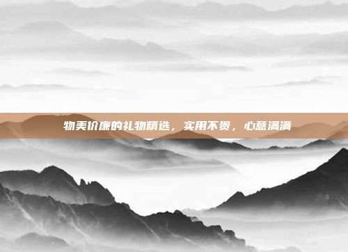 🎁物美价廉的礼物精选，实用不贵，心意满满🎁