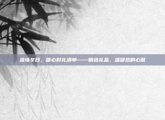 温情冬日，暖心好礼清单——精选礼品，温暖您的心意