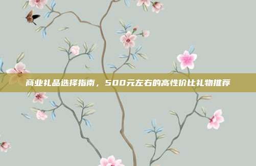 商业礼品选择指南，500元左右的高性价比礼物推荐