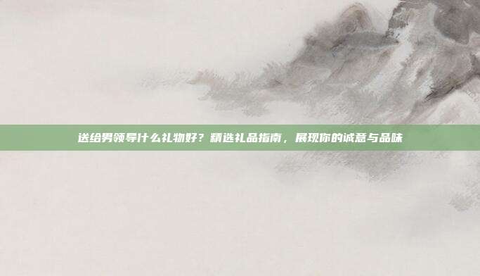送给男领导什么礼物好？精选礼品指南，展现你的诚意与品味