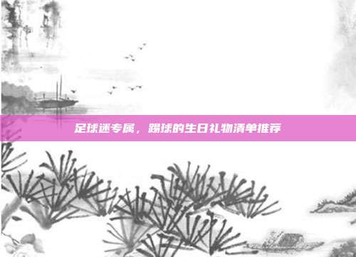 足球迷专属，踢球的生日礼物清单推荐