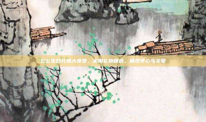 公公生日礼物大搜罗，实用礼物精选，展现孝心与关爱