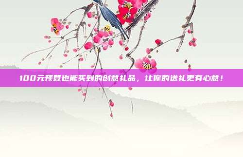100元预算也能买到的创意礼品，让你的送礼更有心意！