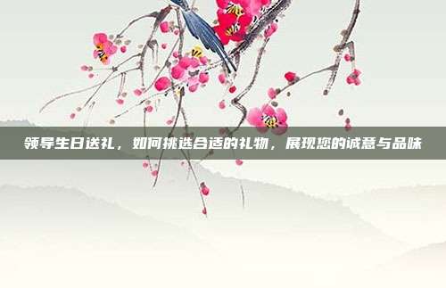领导生日送礼，如何挑选合适的礼物，展现您的诚意与品味