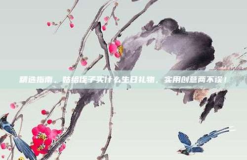 精选指南，姑给侄子买什么生日礼物，实用创意两不误！