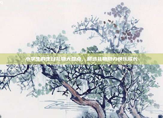 小学生的生日礼物大盘点，精选礼物助力快乐成长
