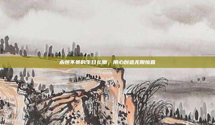 永恒不贵的生日礼物，用心创造无限惊喜