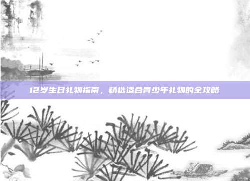 12岁生日礼物指南，精选适合青少年礼物的全攻略