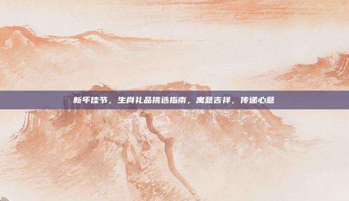 新年佳节，生肖礼品挑选指南，寓意吉祥，传递心意