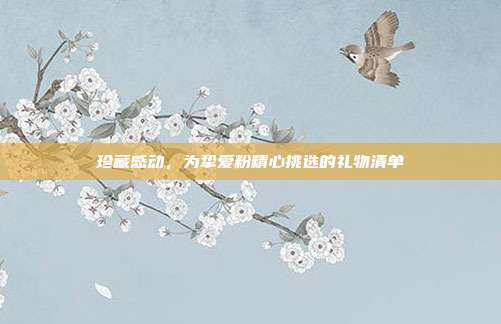 珍藏感动，为挚爱粉精心挑选的礼物清单