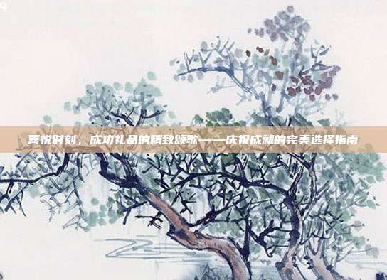 喜悦时刻，成功礼品的精致颂歌——庆祝成就的完美选择指南