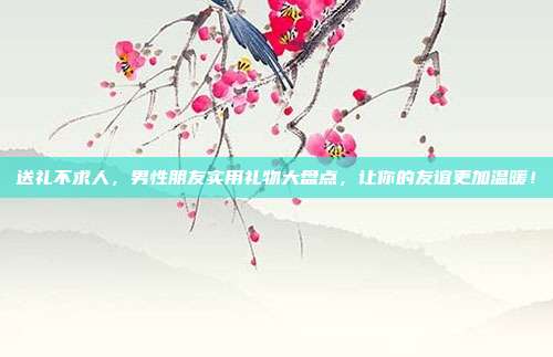 送礼不求人，男性朋友实用礼物大盘点，让你的友谊更加温暖！