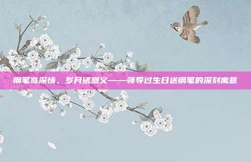 钢笔寄深情，岁月铭恩义——领导过生日送钢笔的深刻寓意