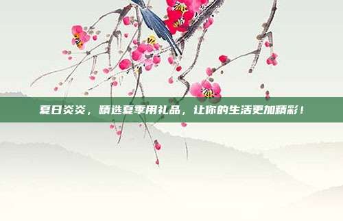 夏日炎炎，精选夏季用礼品，让你的生活更加精彩！