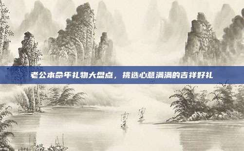 老公本命年礼物大盘点，挑选心意满满的吉祥好礼