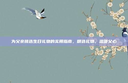 为父亲挑选生日礼物的实用指南，精选礼物，温暖父心