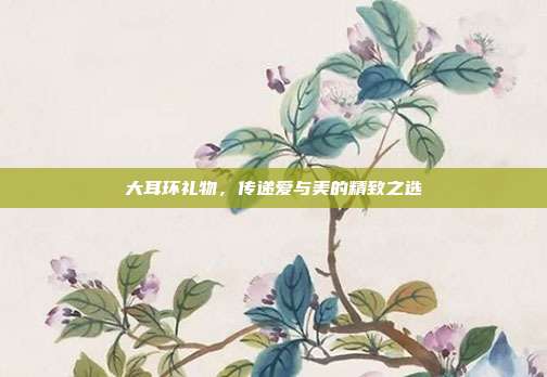 大耳环礼物，传递爱与美的精致之选