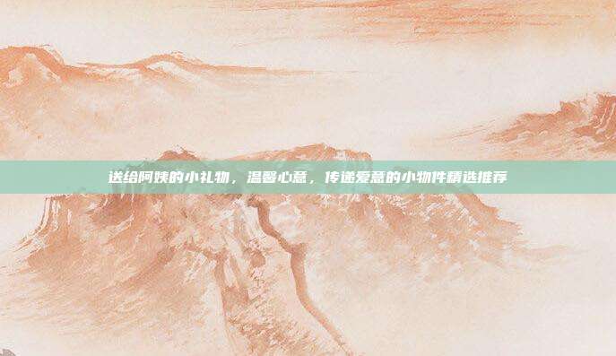 送给阿姨的小礼物，温馨心意，传递爱意的小物件精选推荐