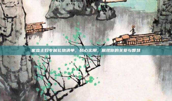 家庭主妇专属礼物清单，贴心实用，展现你的关爱与智慧