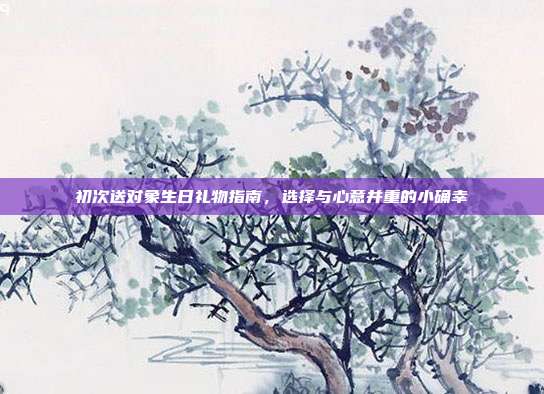 初次送对象生日礼物指南，选择与心意并重的小确幸