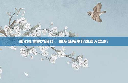 暖心礼物助力成长，朋友妹妹生日惊喜大盘点！